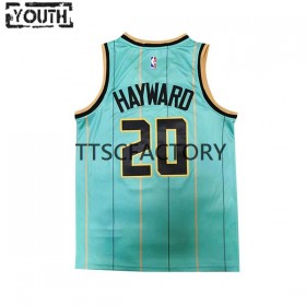 Kinder NBA Charlotte Hornets Trikot Gordon Hayward 20 Jordan 2021-22 City Edition Green Swingman